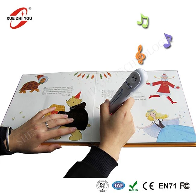 Buku Pembelajaran Anak Pintar Buku Suara OID Braille Khusus untuk Pendidikan Pena Berbicara Anti-Bicara Digital
