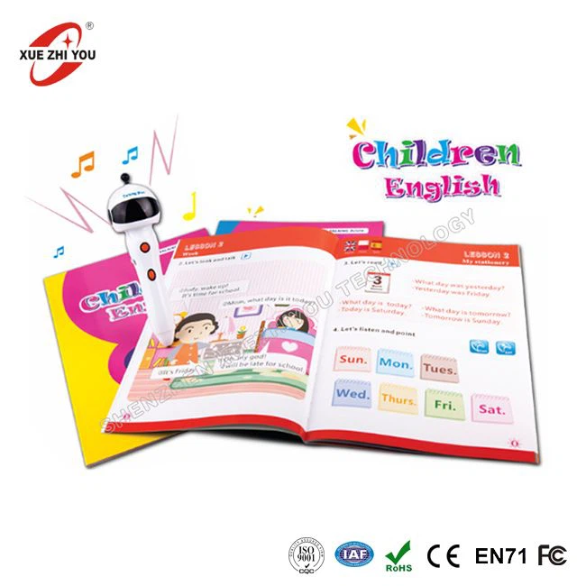 Digital anak-anak membaca buku Audio pena untuk anak-anak