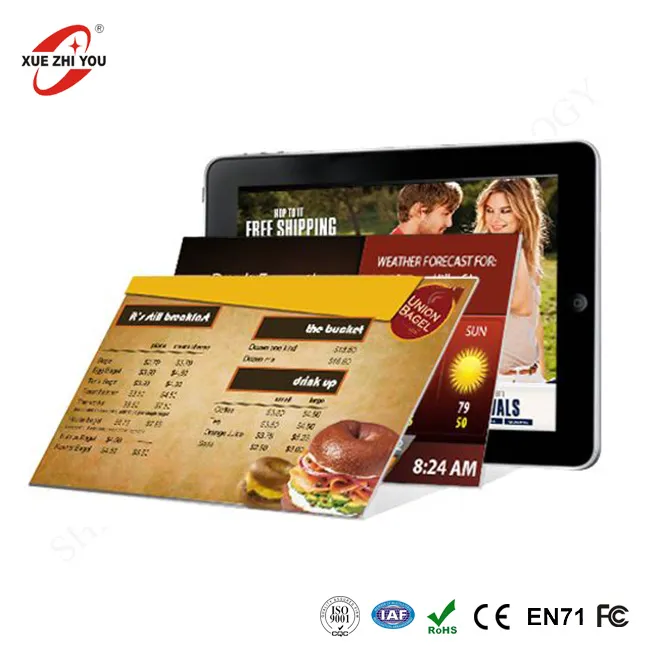 Tablet PC Menu Portable Untuk Memesan Makanan Secara Online