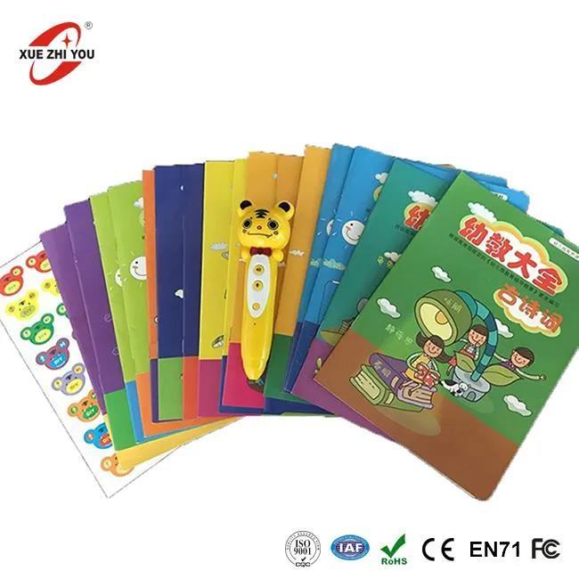 Anak-anak membaca pena elektronik