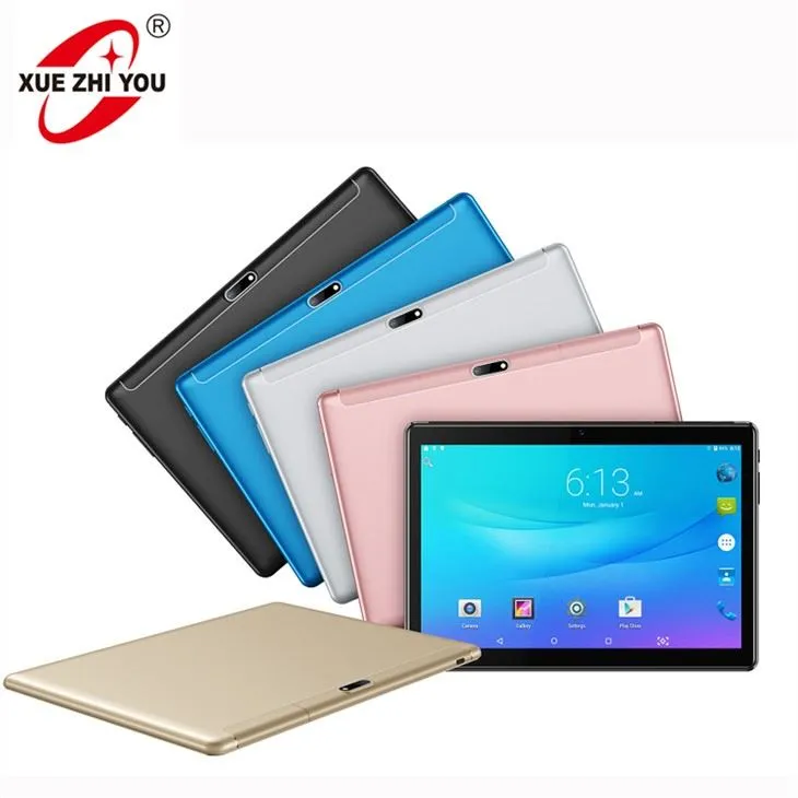 Android 10.1 Inch HD Display GPS Prosesor FM Octa Core Tablet Pc Dengan RAM 3GB Penyimpanan 32GB