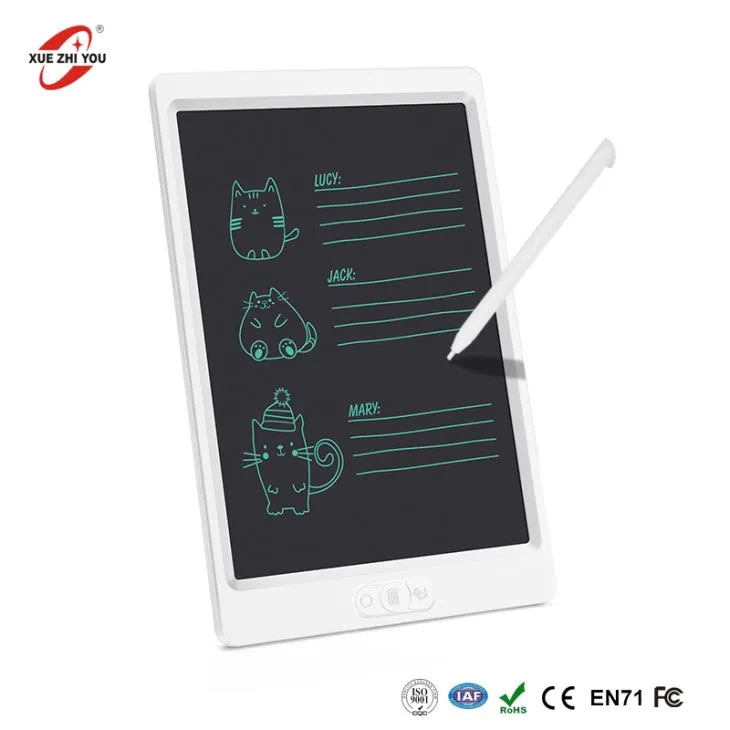 Anak-anak Dengan Penghapus Sebagian Menghapus Tablet / papan Lcd 10 Inch